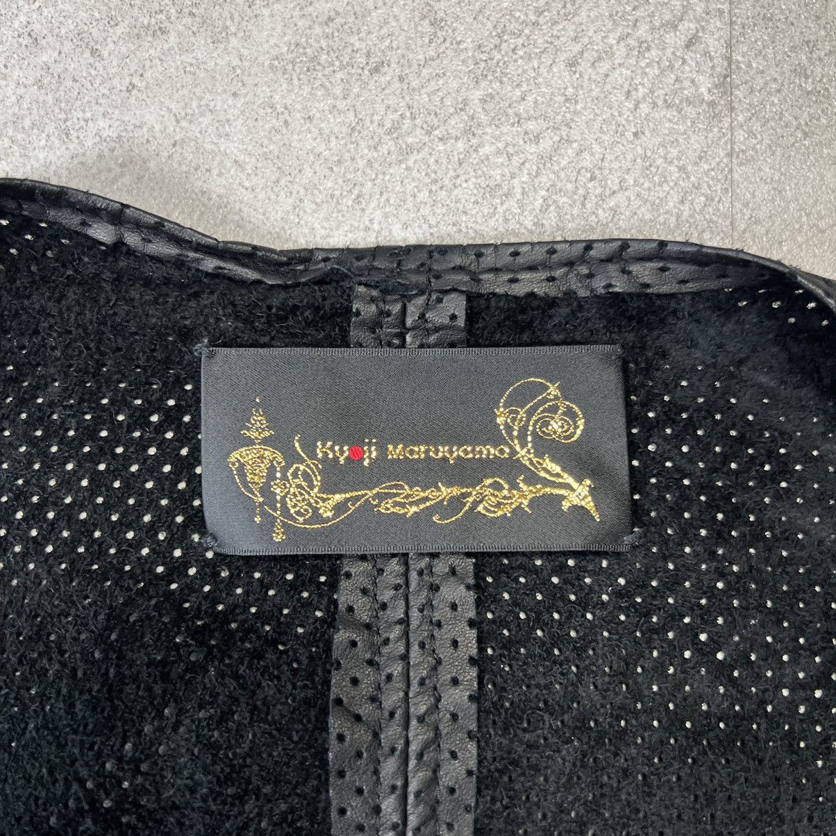 Designer × Japanese Brand Kyoji Maruyama Mesh Leather Vest Size US M / EU 48-50 / 2 - 3 Thumbnail