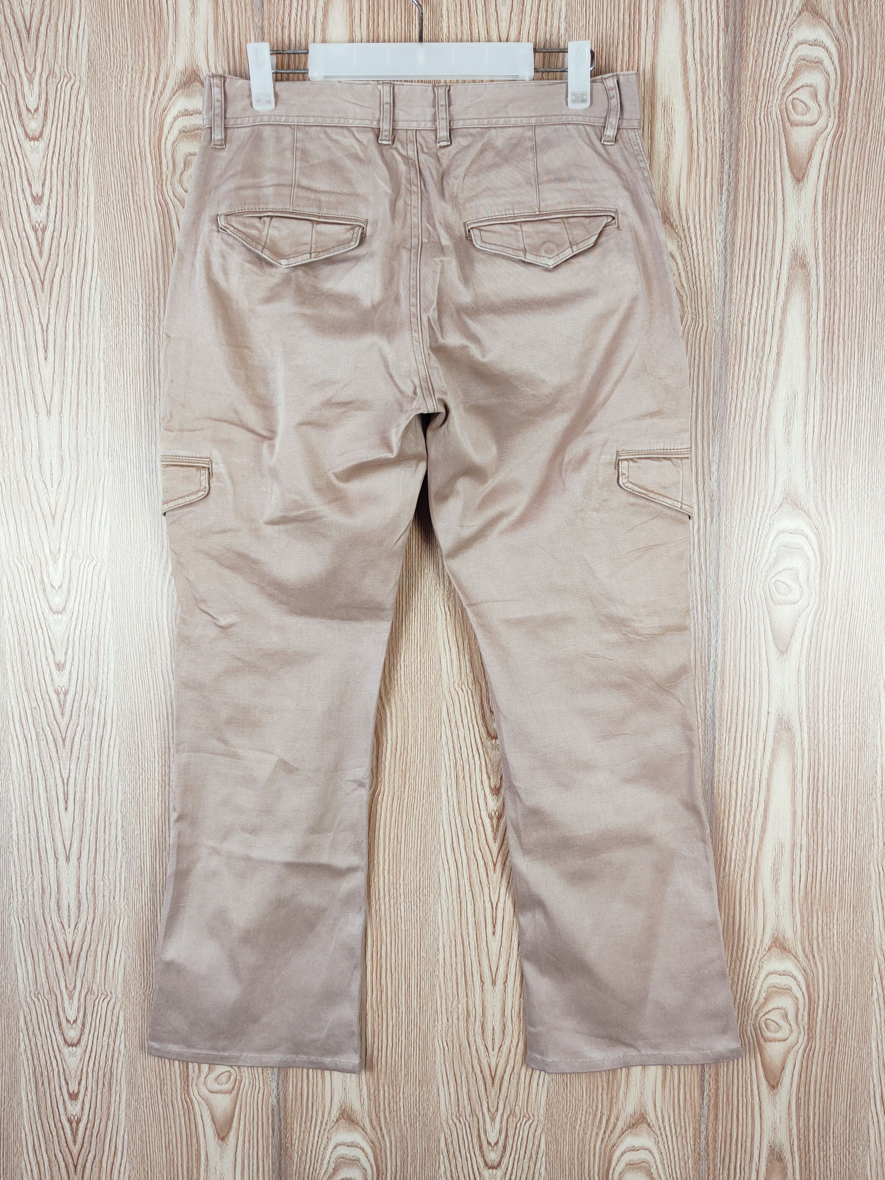 Japanese Brand Men's Melrose Brown Multipocket Tactical Cargo Pants #W270 Size 31" - 7 Thumbnail