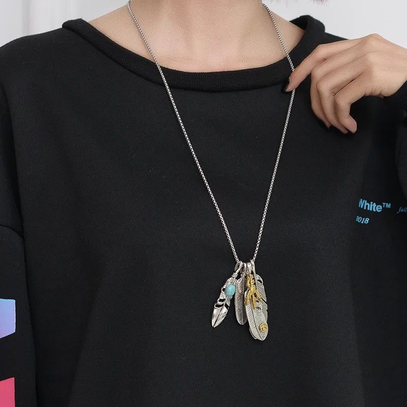 Japanese Brand × Larry Smith × Visvim Kazekiri Feather Pendant