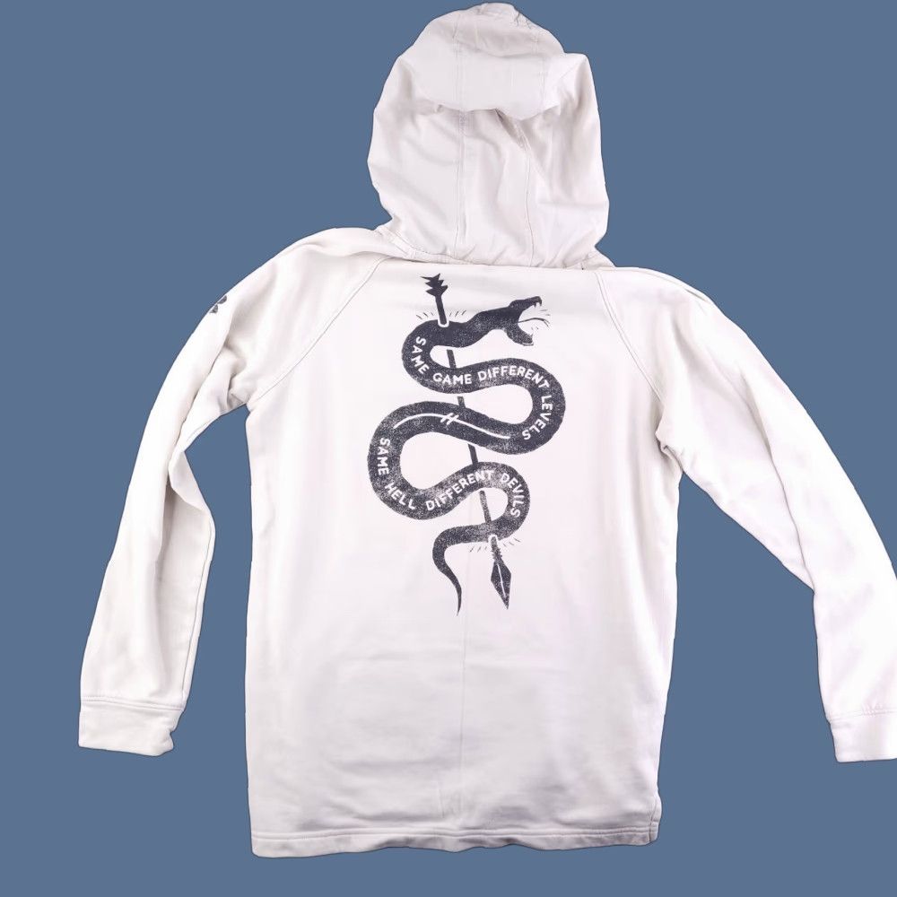 Under Armour Under Armour Hoodie Mens Small White Project Rock Ivory 1355633 Size US S / EU 44-46 / 1 - 1 Thumbnail