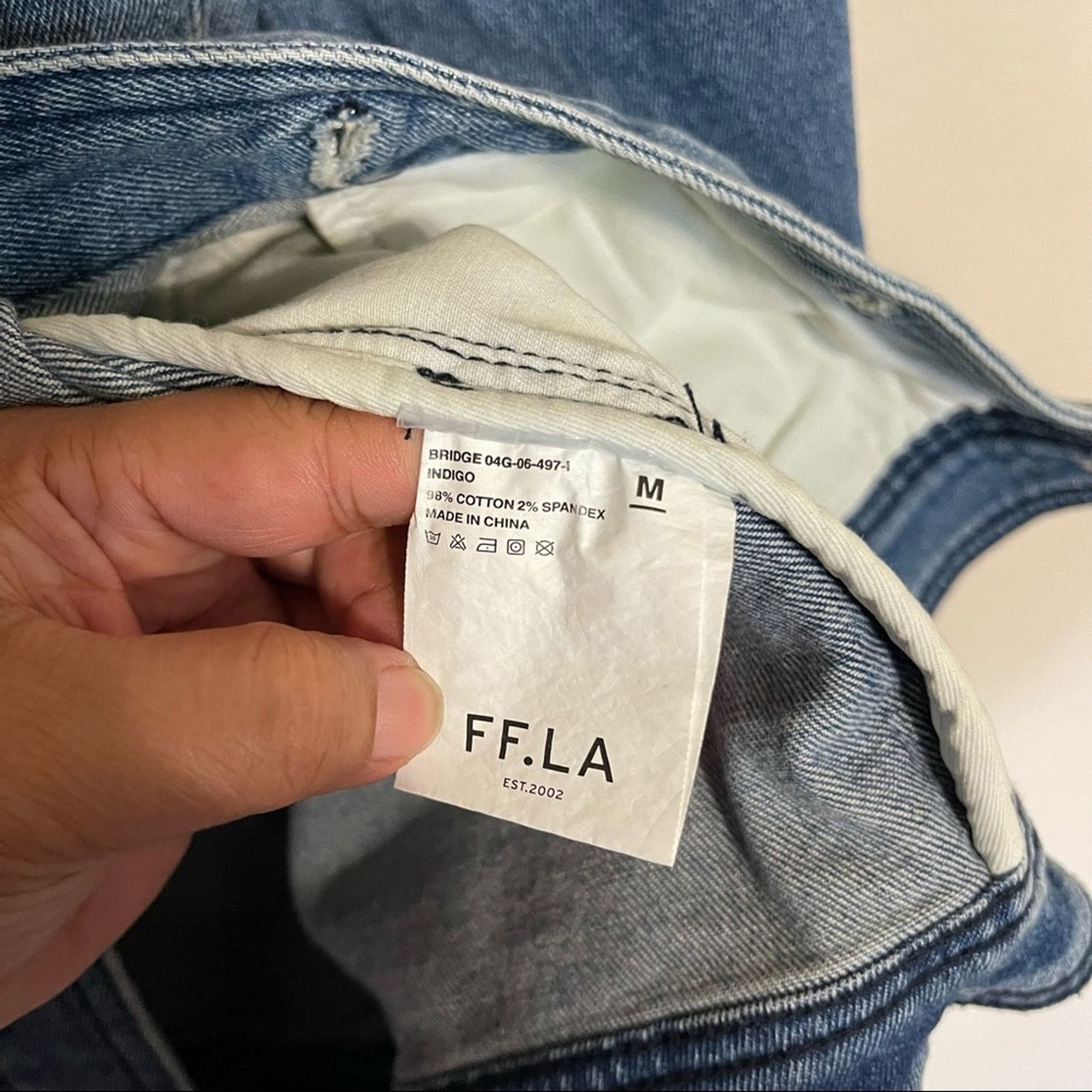 Five Four Five Four FF LA Bridge Denim Jacket Indigo Medium Wash M Size US M / EU 48-50 / 2 - 7 Thumbnail