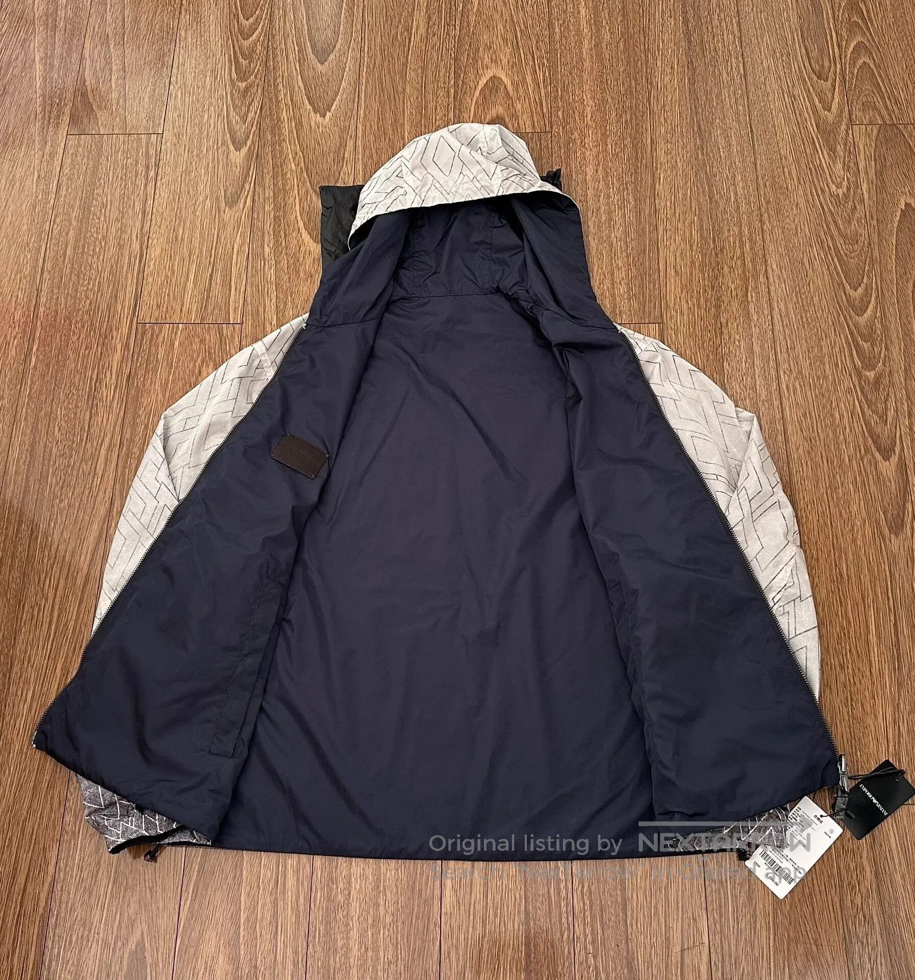 Emporio Armani Emporio Armani FW25 Long Sleeve Hooded Jacket. Size US L / EU 52-54 / 3 - 3 Thumbnail