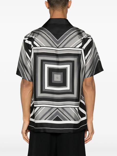 Dolce & Gabbana Dolce & Gabbana Geometric-print silk shirt Size US L / EU 52-54 / 3 - 8 Thumbnail