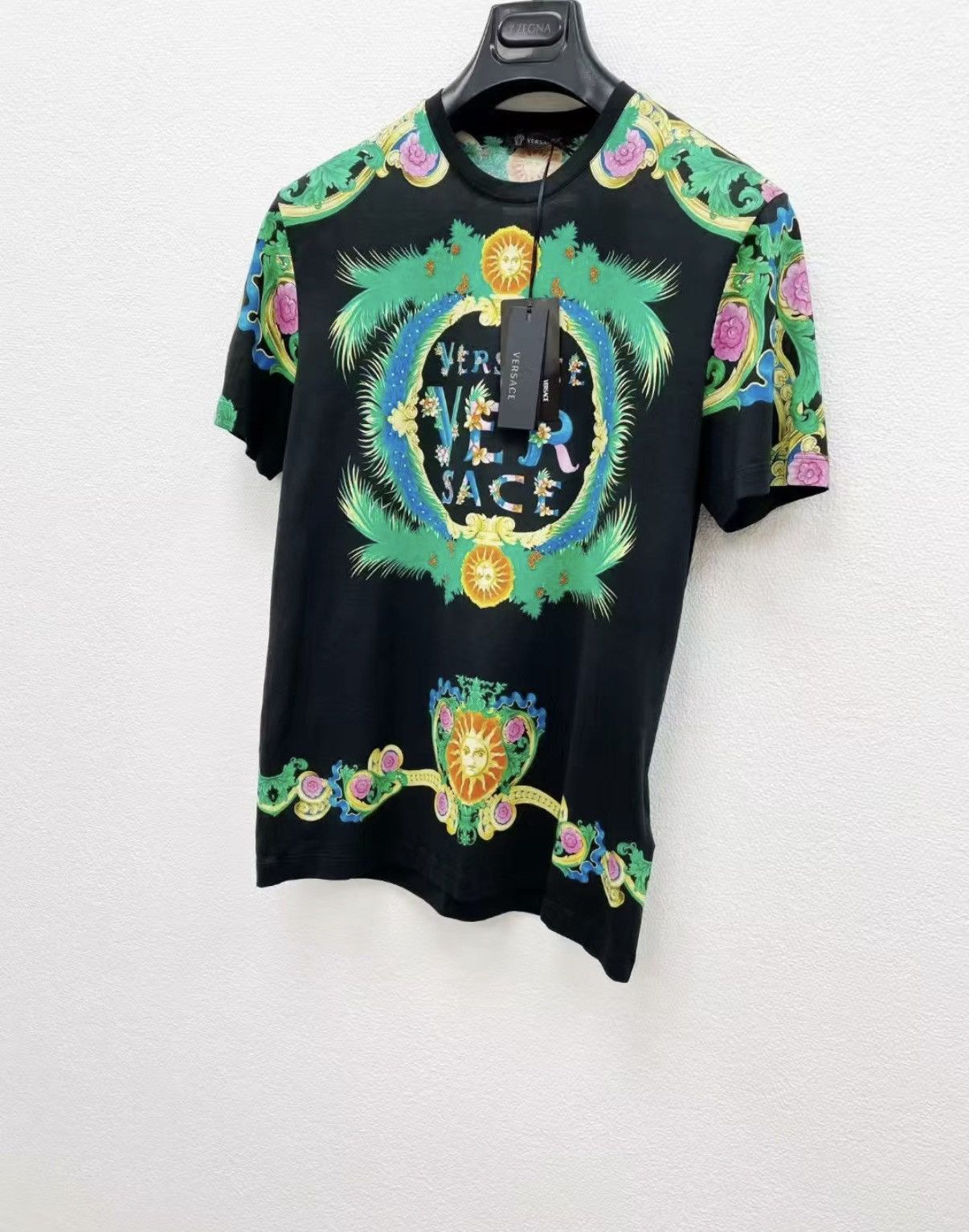 Versace VERSACE 100% Cotton Mainline Short Sleeve T-shirt J30 Size US M / EU 48-50 / 2 - 2 Thumbnail
