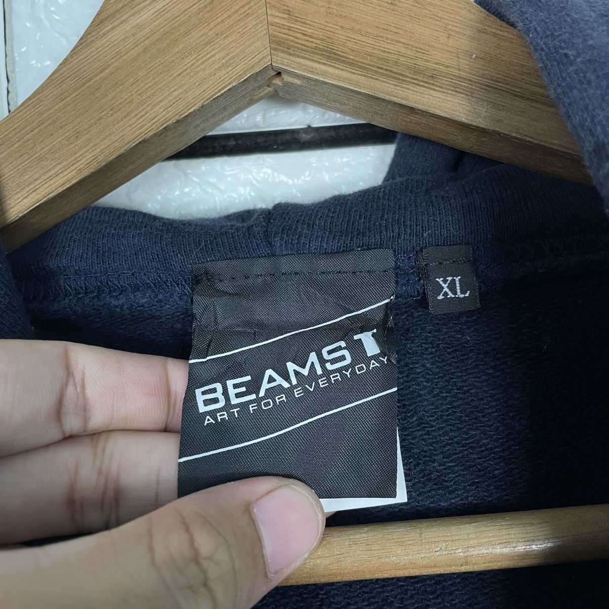 Beams Japan Beams Japan Big Logo Pullover Hoodie Size US L / EU 52-54 / 3 - 13 Thumbnail
