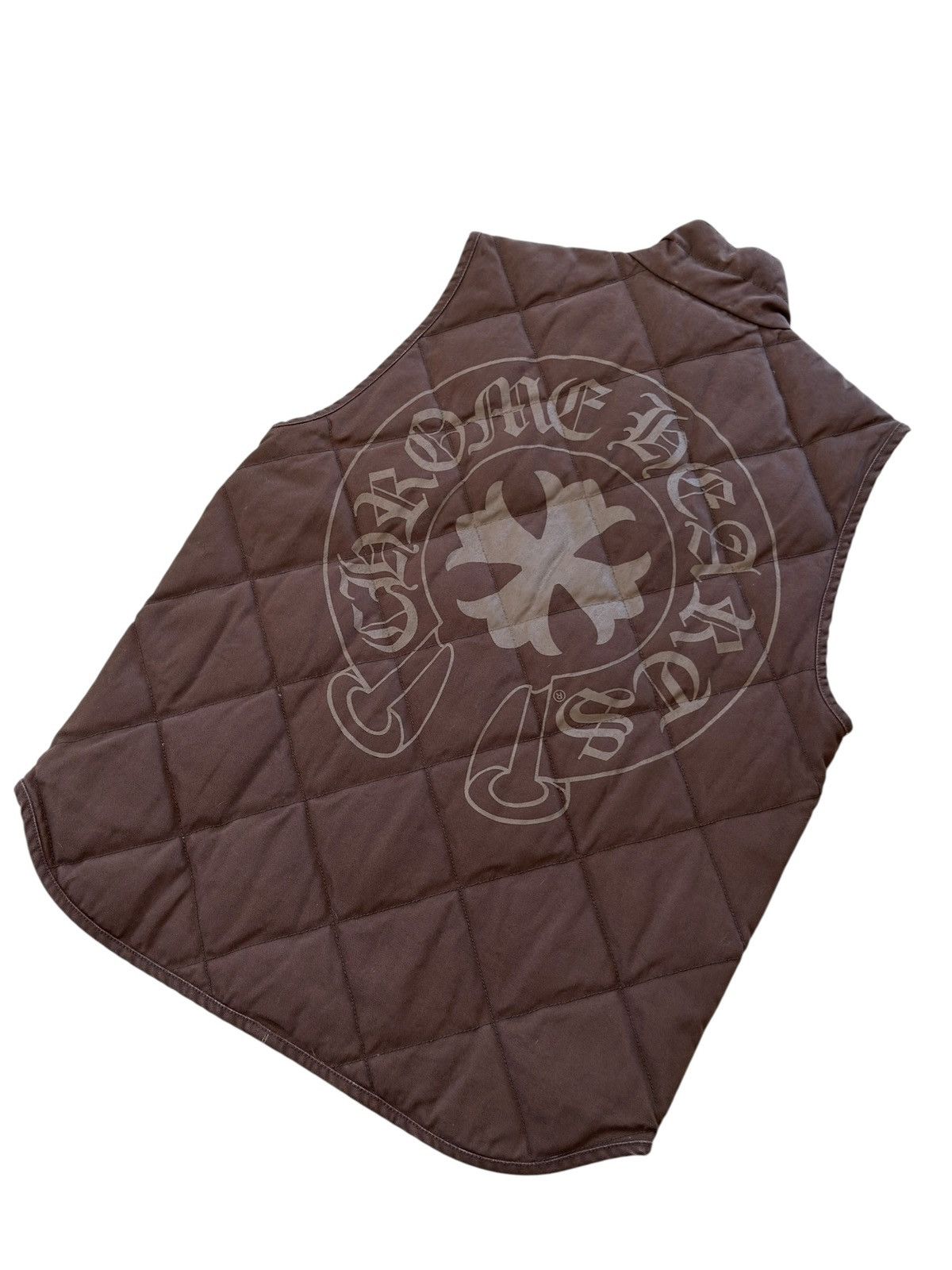 Chrome Hearts Chrome Hearts Brown Teenage Kicks Quilted Vest Size US S / EU 44-46 / 1 - 5 Thumbnail
