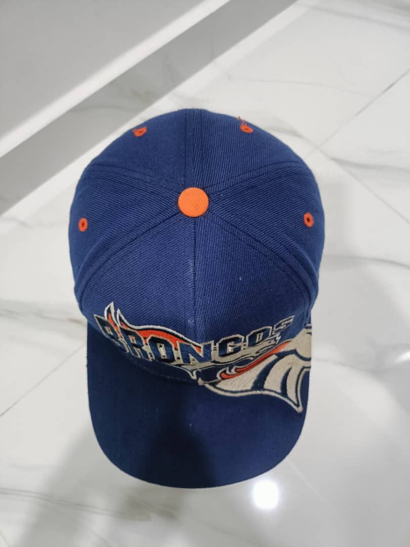 Drew Pearson Rare Vtg 90s Broncos by Drew Pearson Embroidered Hat NFL Size ONE SIZE - 3 Thumbnail