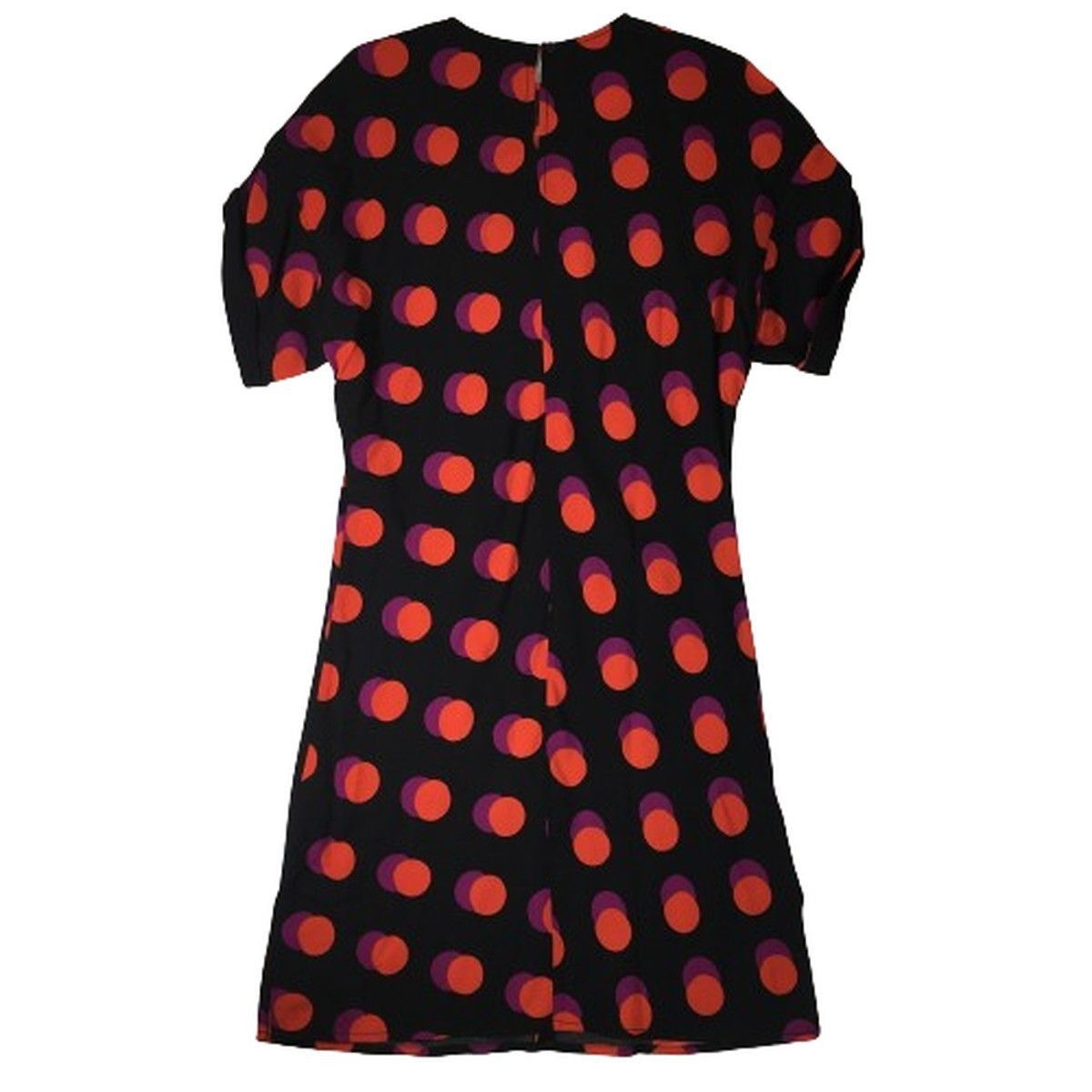 Louis Vuitton Louis Vuitton 2015 Polka Dot Black Silk Dress Knee-Length Dr Size XXS / US 00 / IT 34 - 5 Thumbnail