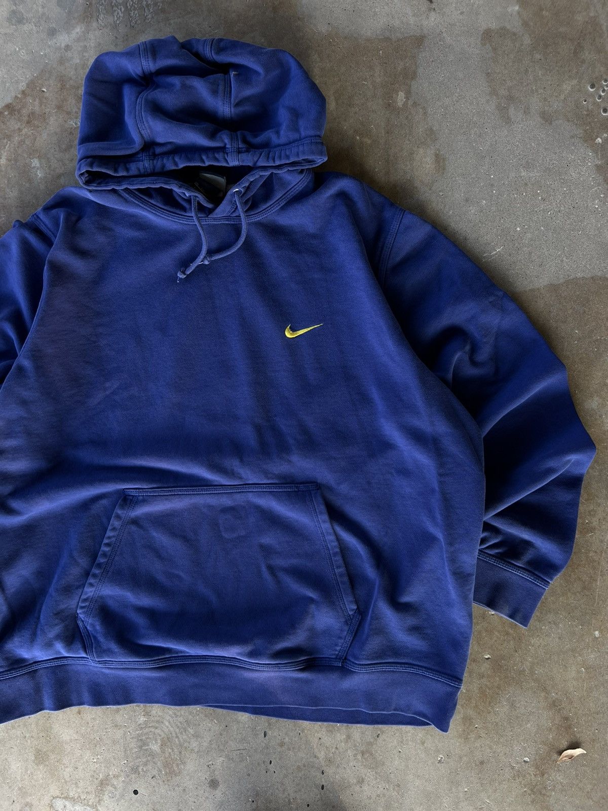 Nike Vintage Blue Tag Nike Hoodie Essential Swoosh Sweatshirt Size US XL / EU 56 / 4 - 1 Thumbnail