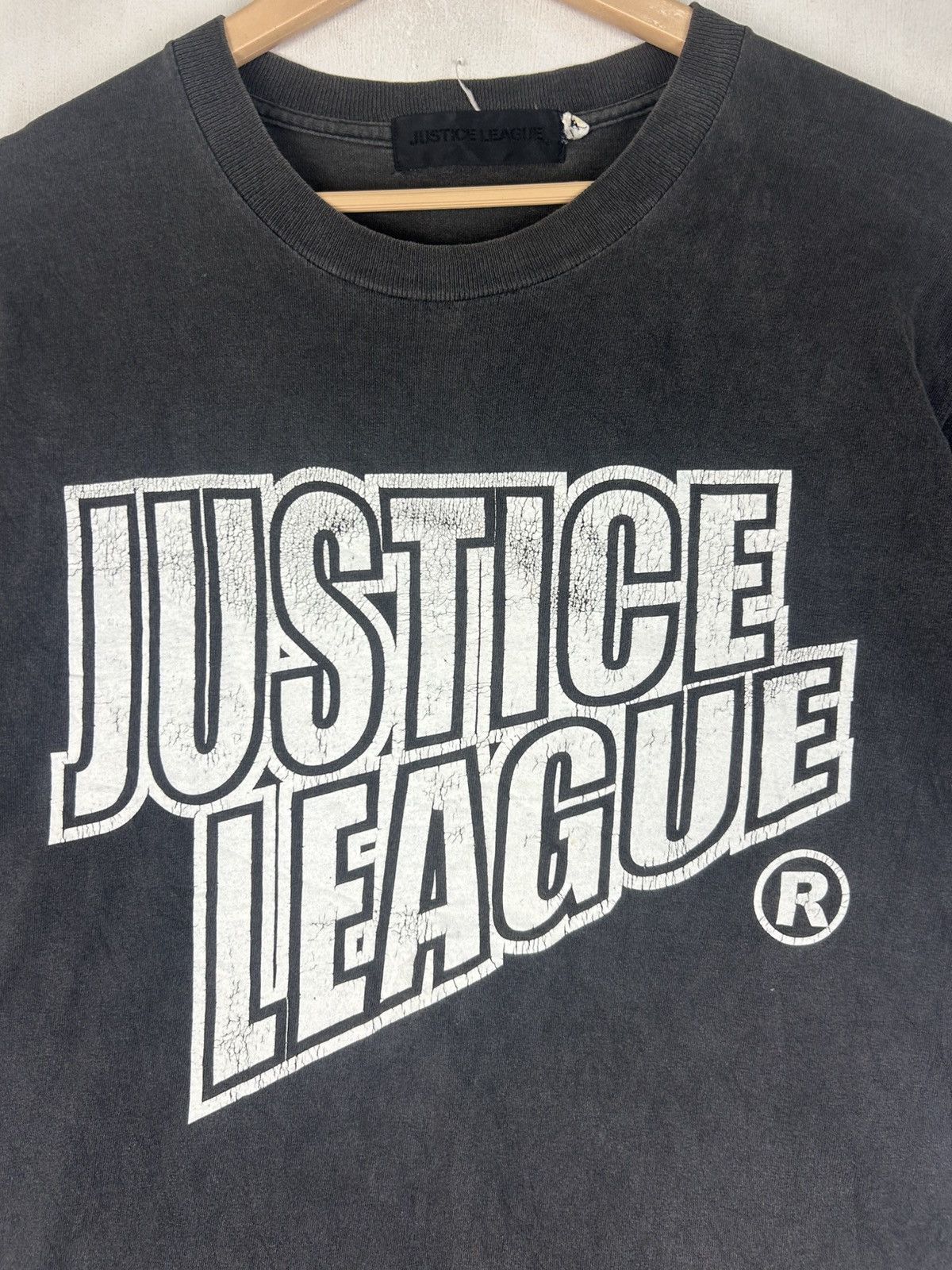 DC Comics × Marvel Comics × Vintage Vintage Justice League OG Spellout Wording, Artwork Size US M / EU 48-50 / 2 - 4 Thumbnail