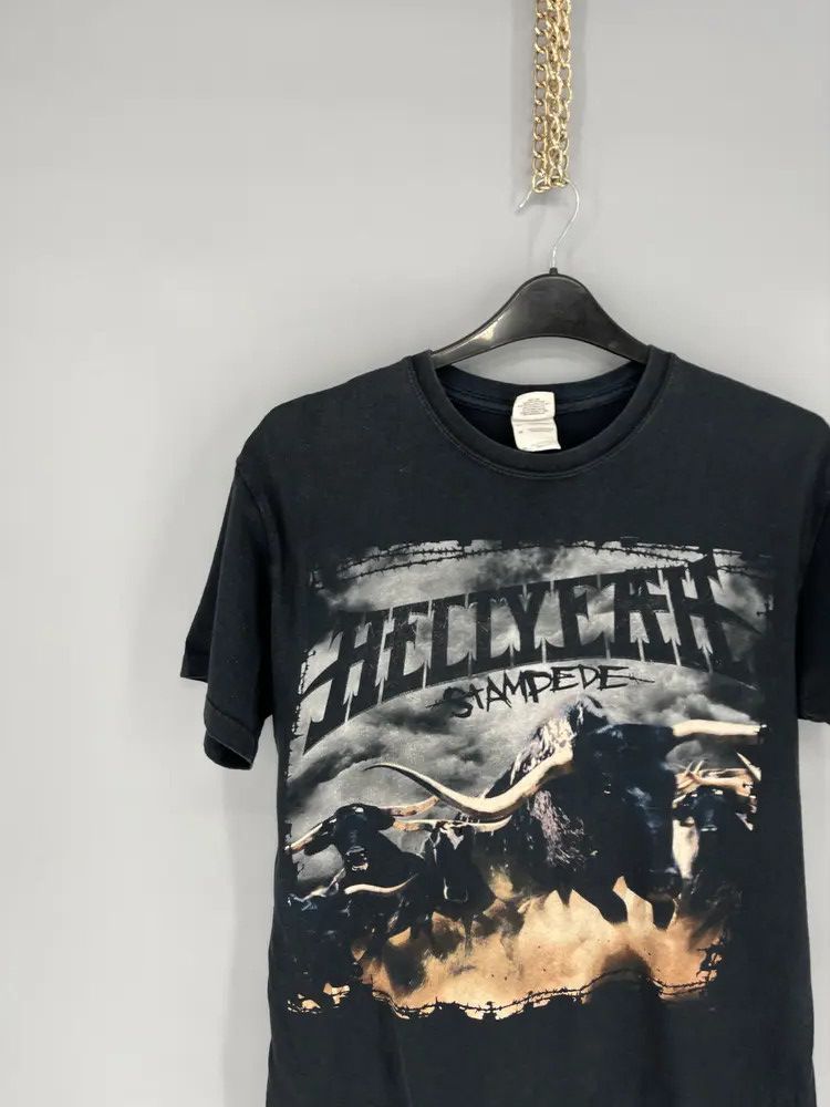 Band Tees Vintage y2k HELLYEAH stamdede tour 2010 Band Rock Tee Size US M / EU 48-50 / 2 - 4 Thumbnail