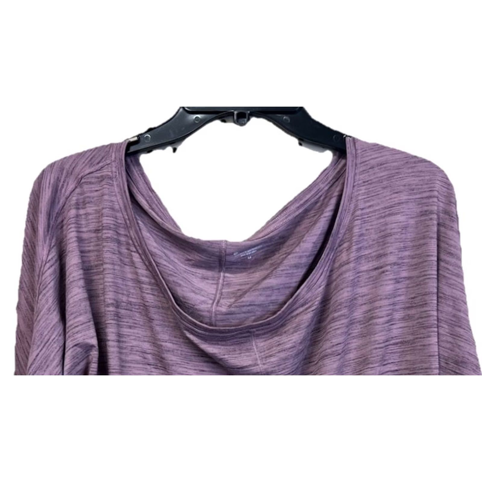 Athleta Athleta Womens Long Sleeve T-Shirt Purple Heather Drape Back Asana Lounge M Womens Size M / US 6-8 / IT 42-44 - 5 Thumbnail