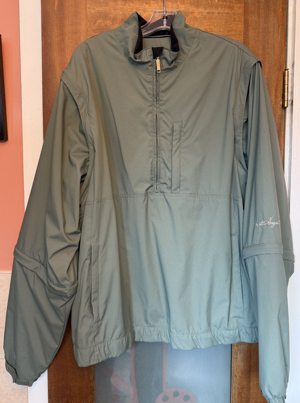 Other Walter Hagen Men’s Green Convertible Nylon Golf Jacket Vest Size US XL / EU 56 / 4 - 1 Thumbnail