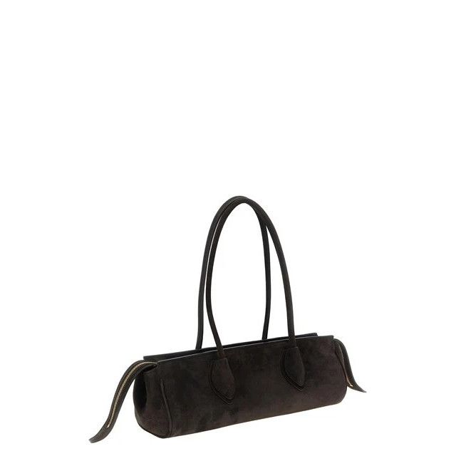 KHAITE KHAITE Donna Brown Leather Shoulder Bag New & Authentic Size ONE SIZE - 2 Thumbnail