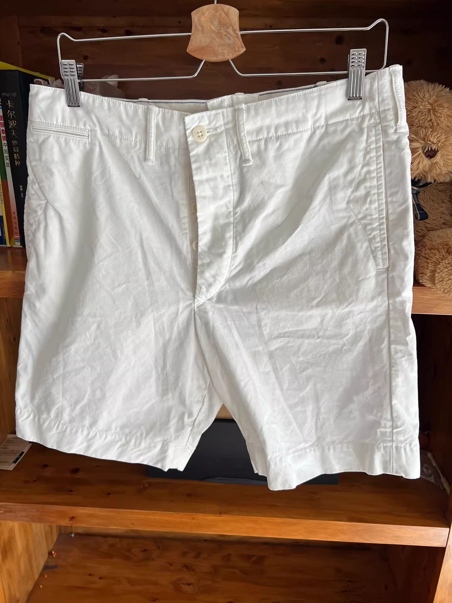 RRL Ralph Lauren RRL Double RL Vintage White Cargo Shorts Size US 43 - 4 Thumbnail
