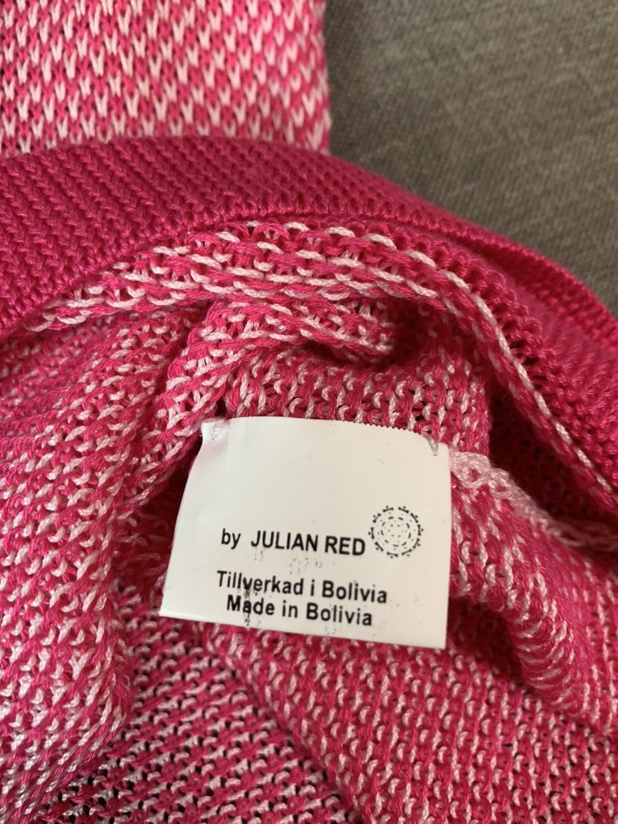 Designer Julian Red Avantgarde Pink Knit Light Sweater Size US L / EU 52-54 / 3 - 3 Thumbnail