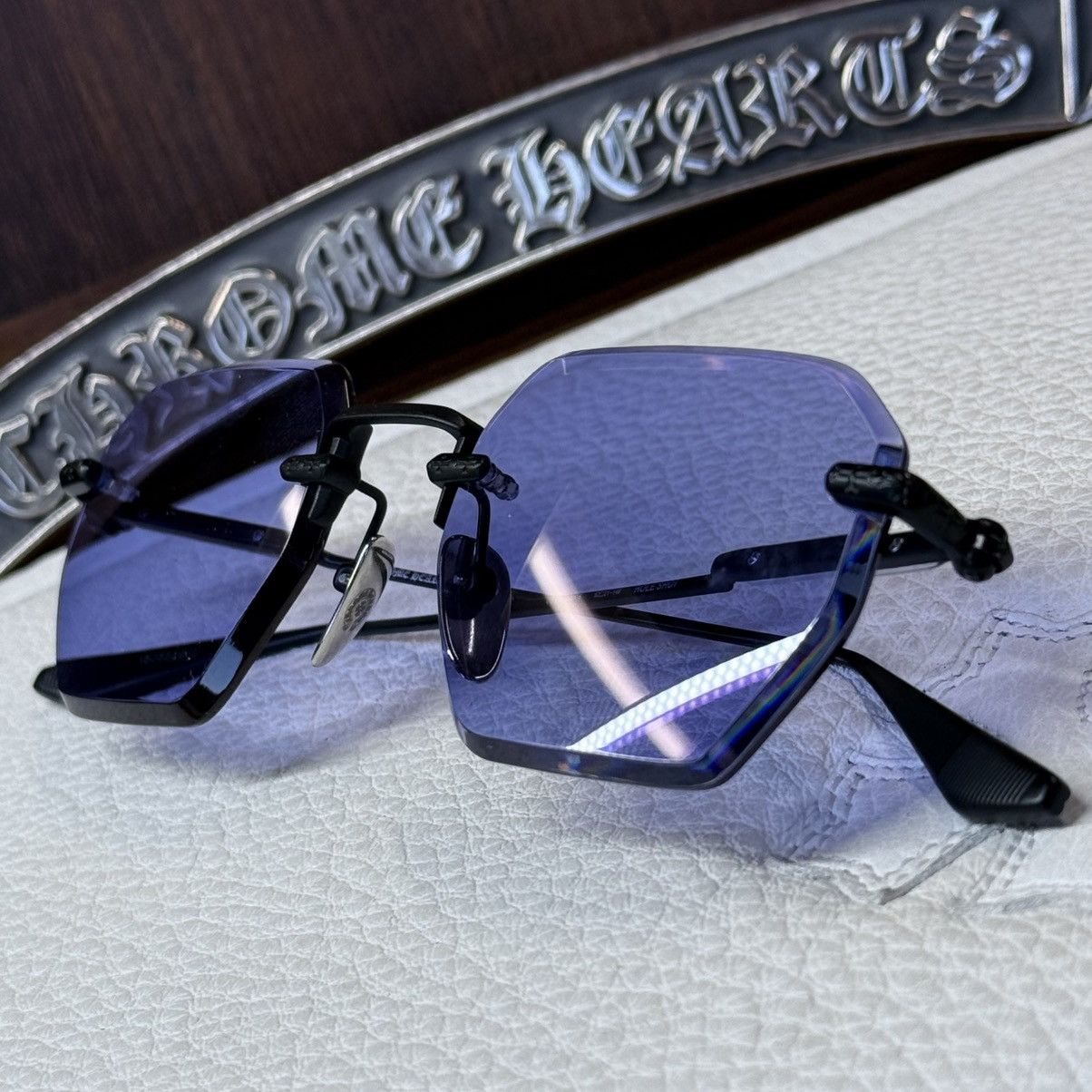 Chrome Hearts Chrome Hearts Hole Shot 1/1 Sunglasses Size ONE SIZE - 1 Thumbnail