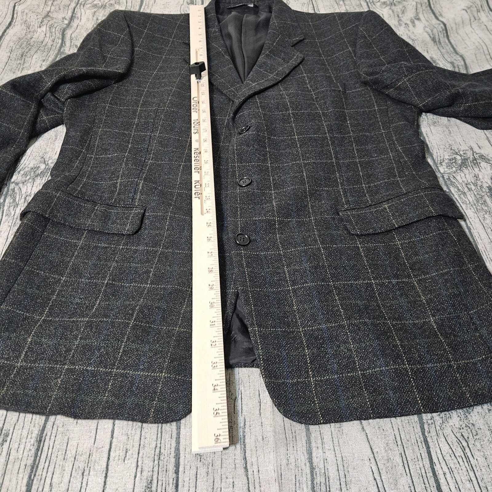 Ermenegildo Zegna Ermenegildo Zegna CASHMERE 44L WOOL 90s men's Blazer Size 44L - 7 Thumbnail