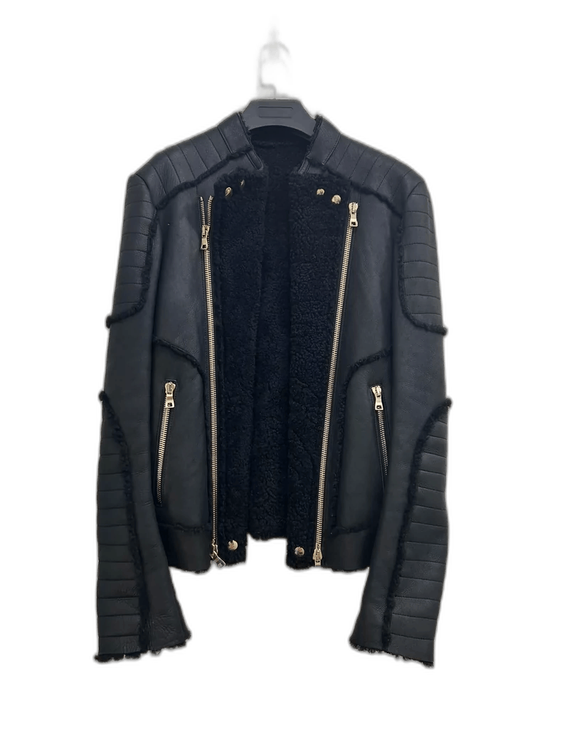 Balmain balmain men's shearling leather coat Size US M / EU 48-50 / 2 - 1 Thumbnail