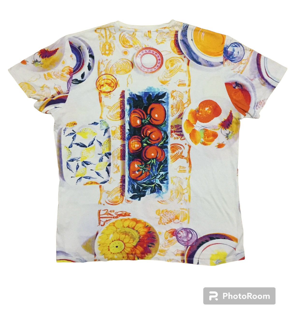 Etro Etro All-Over Graphic Print Cotton T-shirt Size US XL / EU 56 / 4 - 5 Thumbnail