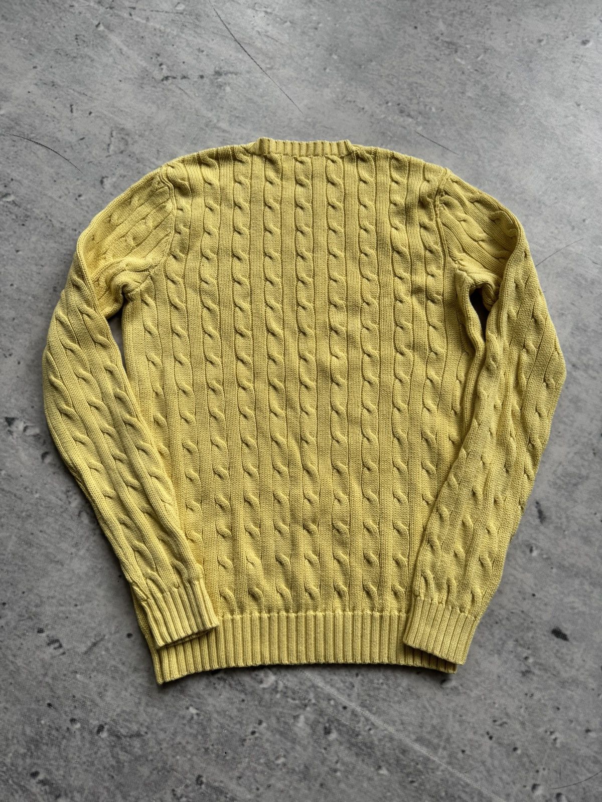 Designer × Polo Ralph Lauren × Vintage Vintage Polo Ralph Lauren yellow sweater luxury Size M / US 6-8 / IT 42-44 - 2 Thumbnail