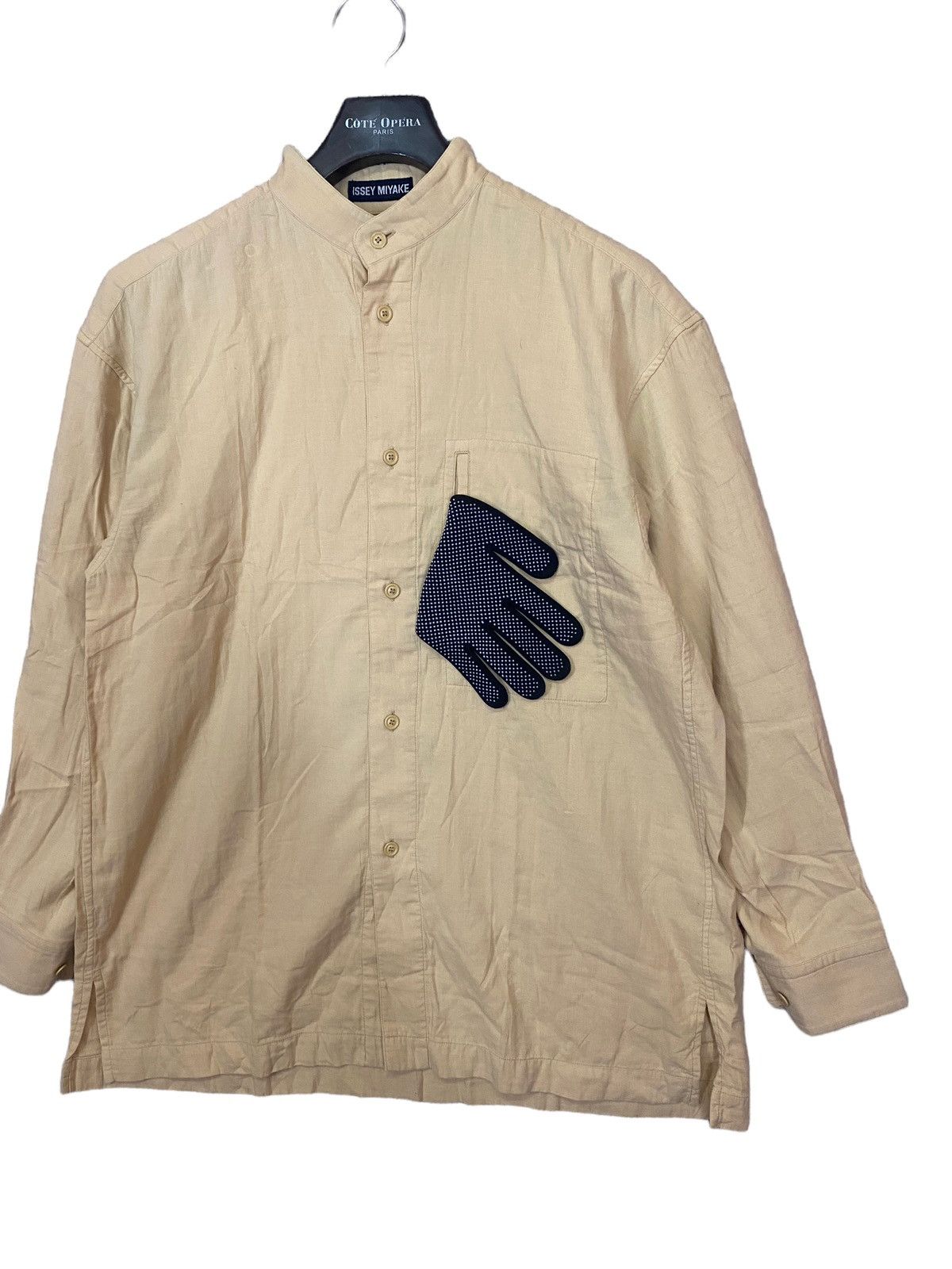 Designer × Issey Miyake × Japanese Brand ‼️VINTAGE ISSEY MIYAKE 1999 MEN SHIRT SINGLE POCKET VERYRaRe‼️ Size US M / EU 48-50 / 2 - 3 Thumbnail