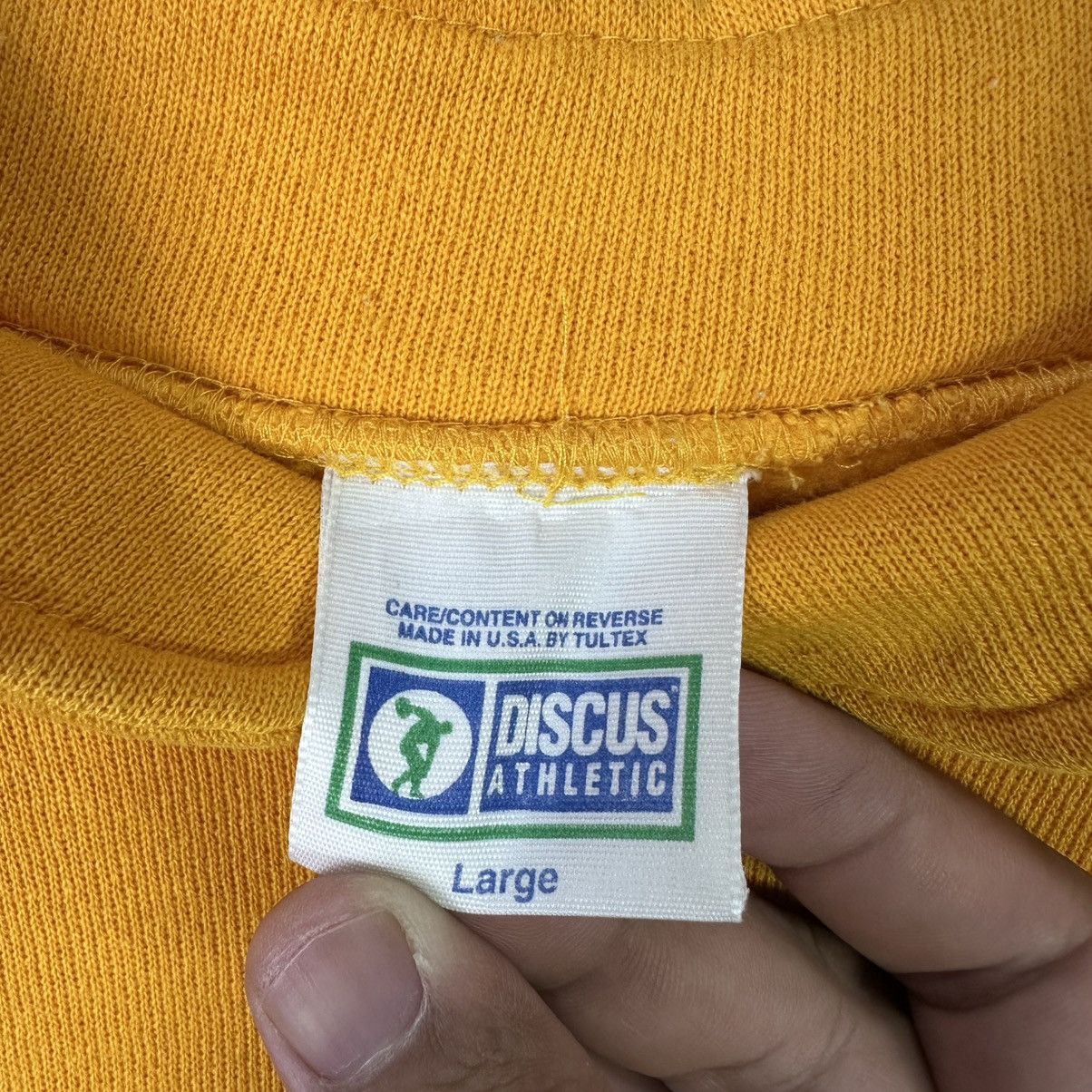 Vintage Vintage 90s Discus Athletic Sweatshirt Made in USA Size US L / EU 52-54 / 3 - 3 Thumbnail