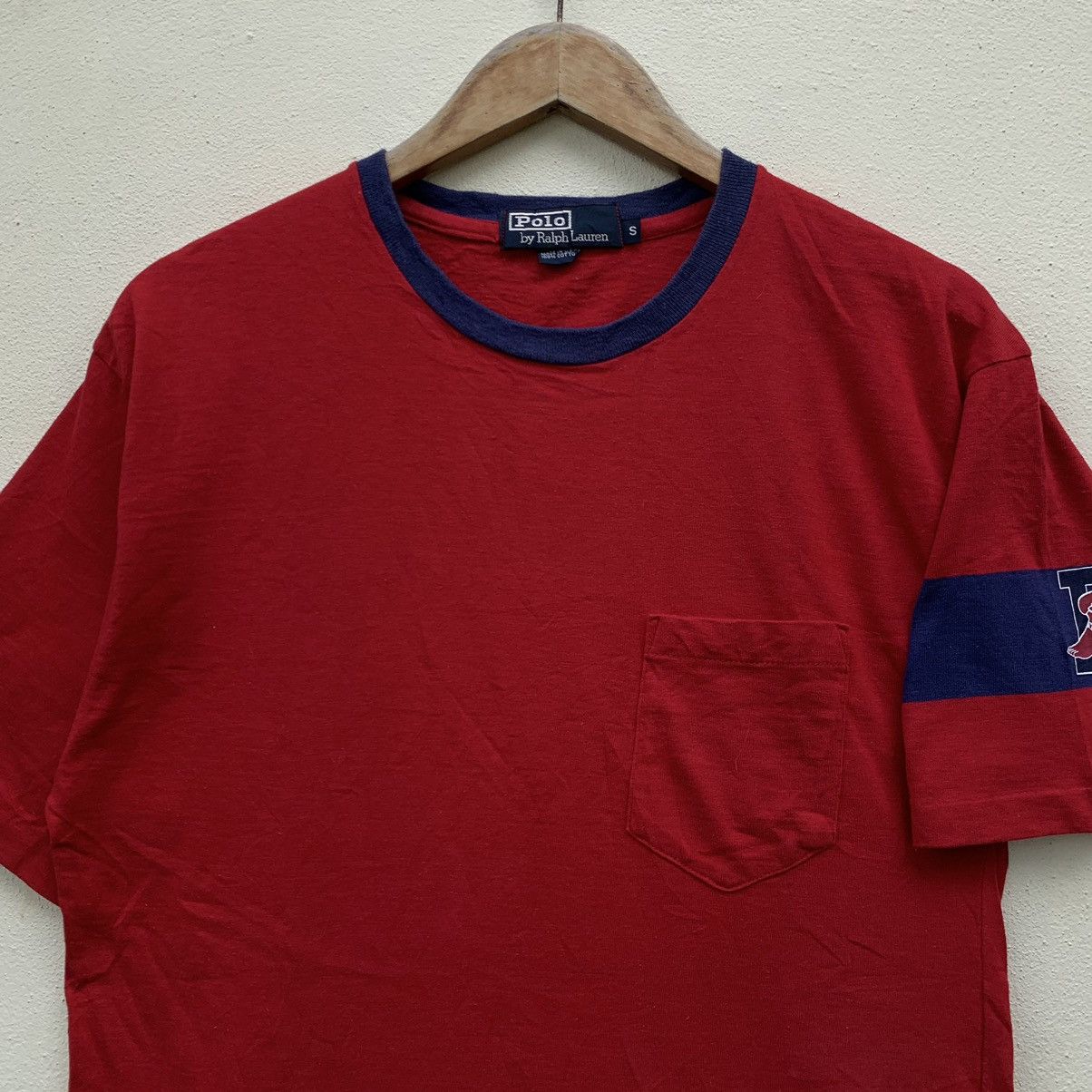 Polo Ralph Lauren × Ralph Lauren × Vintage Vintage 90s POLO RALPH LAUREN P-WING POCKET T-shirt Size US S / EU 44-46 / 1 - 2 Thumbnail