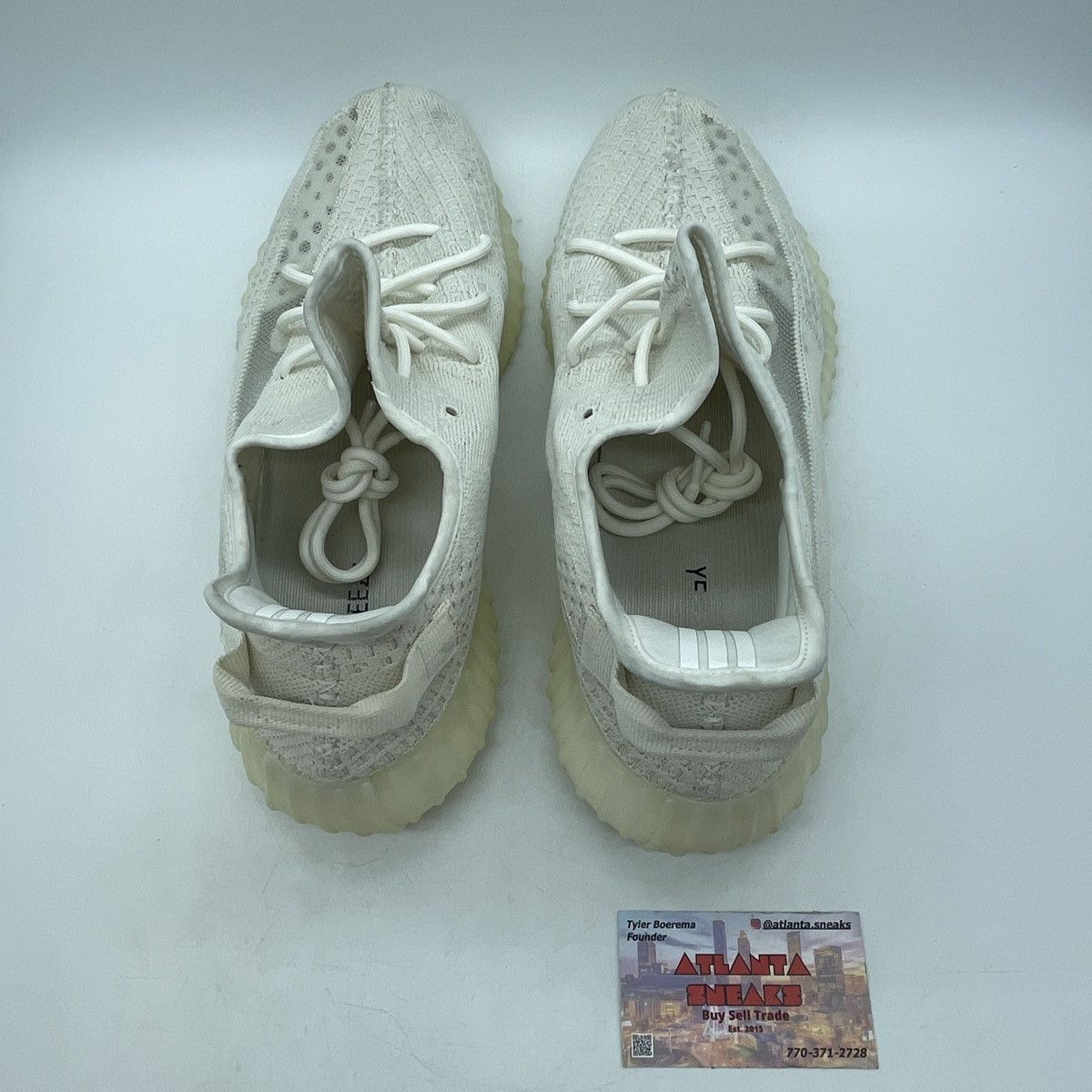 Adidas Yeezy boost 350 bone Size US 14 / EU 47 - 6 Thumbnail