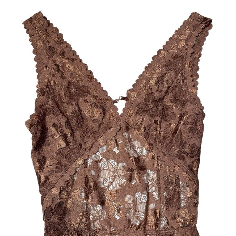 Free People NWT New $98 Free People Dream Of Me Darling Cocoa Brown Bod Size XS / US 0-2 / IT 36-38 - 5 Thumbnail