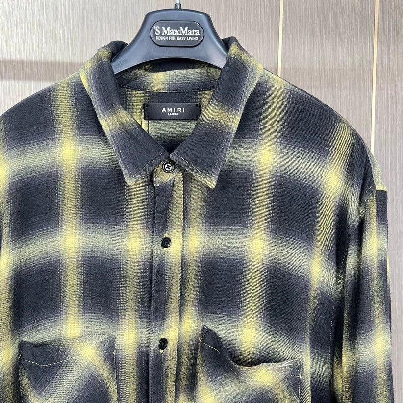 Amiri Amiri Flannel gradient plaid shirt 2501-Nextarrow Size US XL / EU 56 / 4 - 3 Thumbnail