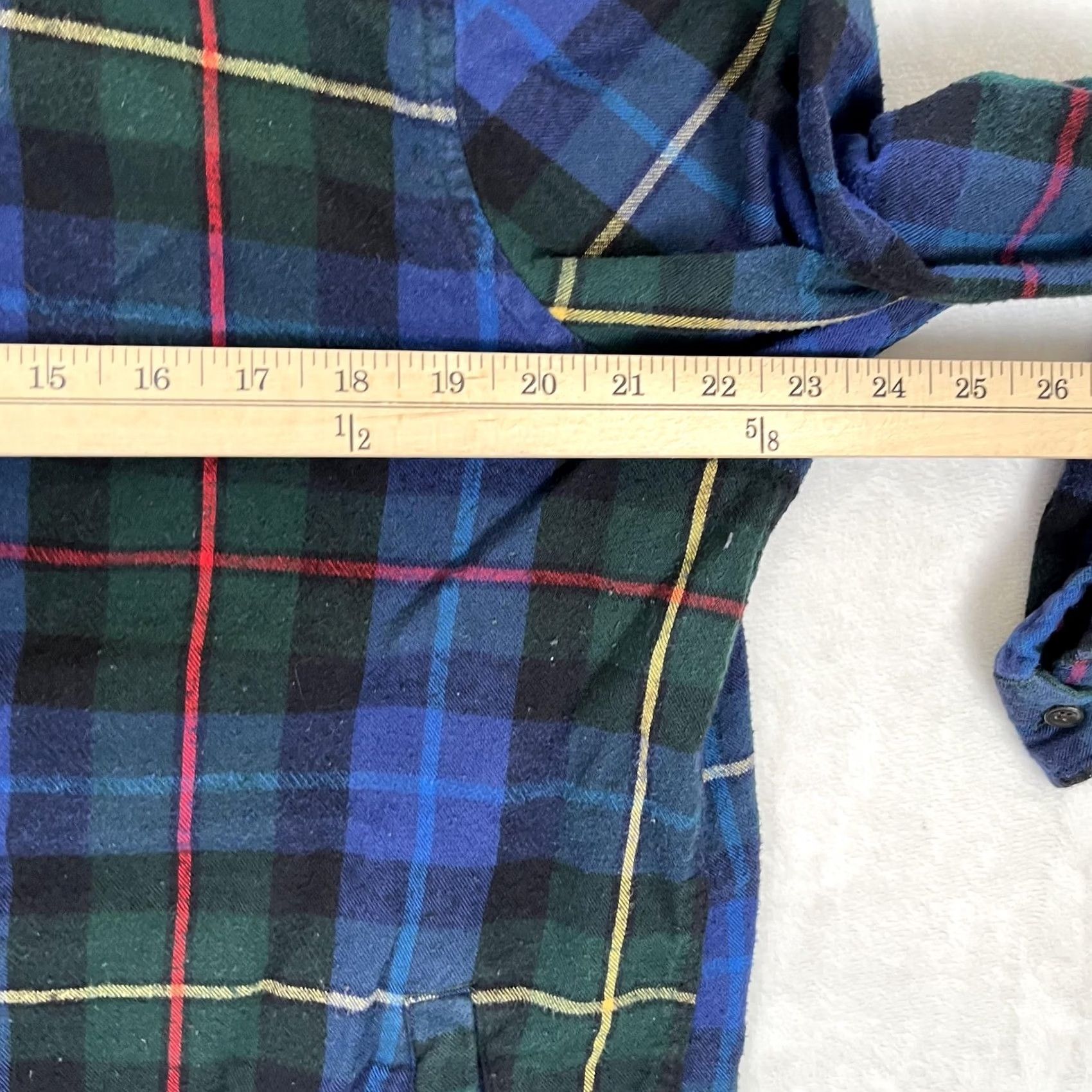 Vintage VINTAGE L.L. Bean Jacket Mens XL Blue Plaid Flannel Hooded Full Zip Lightweight Size US XL / EU 56 / 4 - 5 Thumbnail