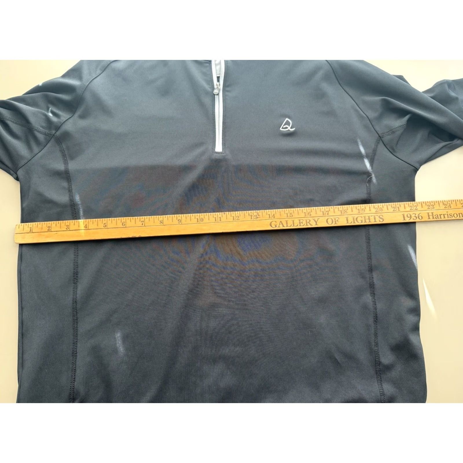Vintage Mens 1/4 Zip Pullover Golf Jacket L Black/Gray Deolax Activewear Performance Sportswear Size US L / EU 52-54 / 3 - 6 Thumbnail