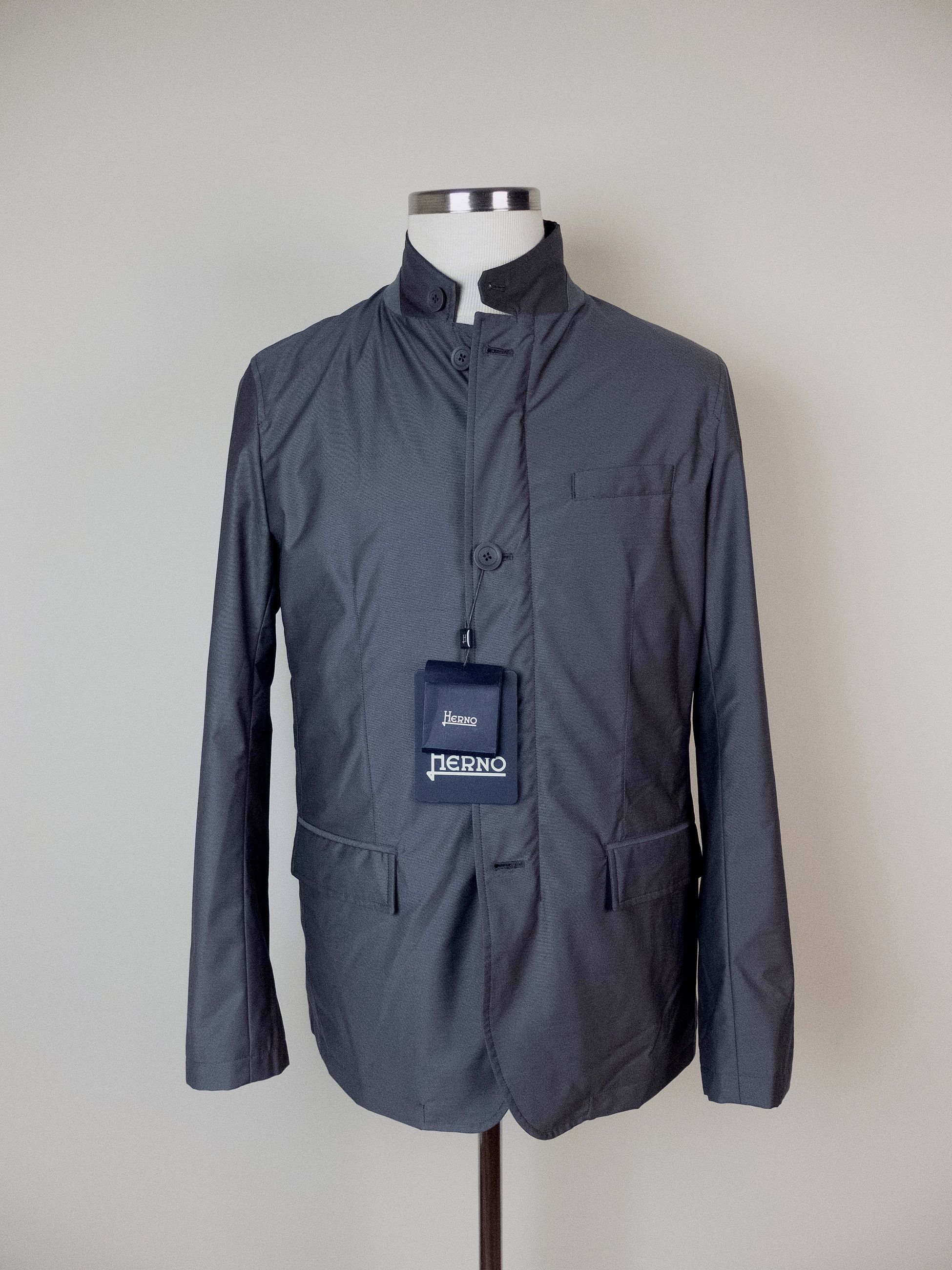 Herno HERNO gray Storm System wool blend jacket Large q Size US L / EU 52-54 / 3 - 1 Thumbnail