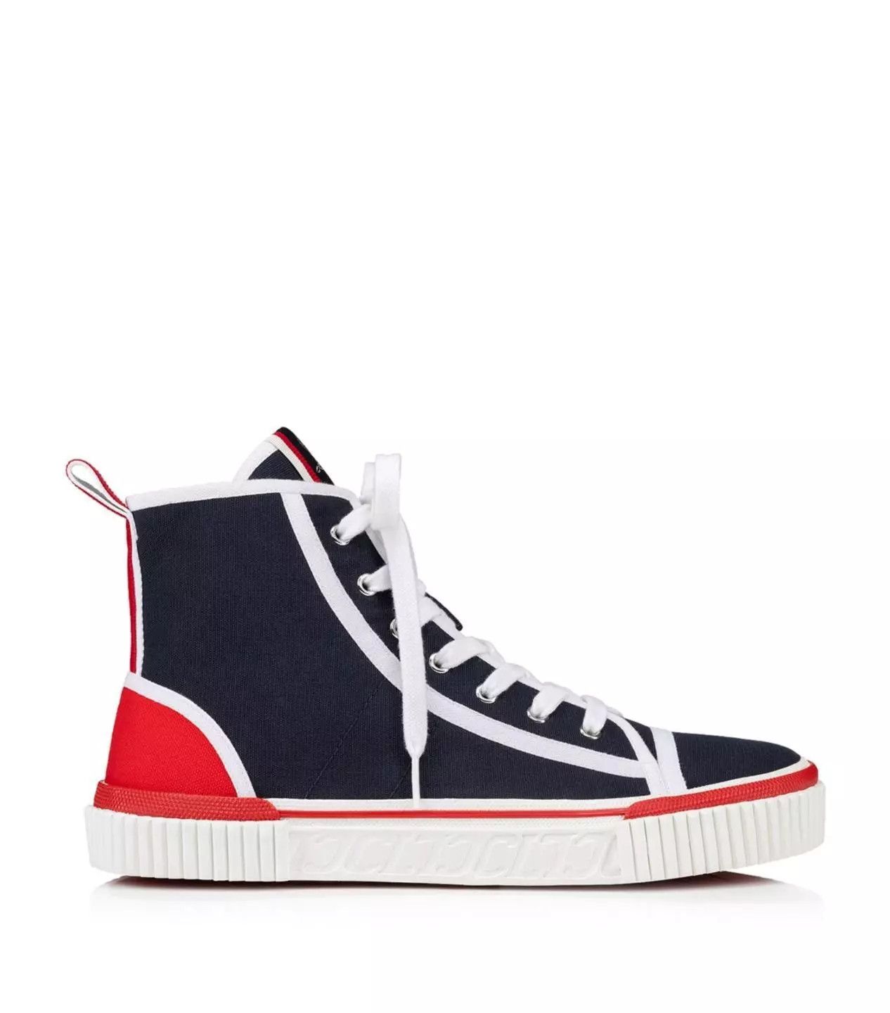 Christian Louboutin o1bcso1str1024 Sneaker in Black & White Size US 11 / EU 44 - 1 Thumbnail