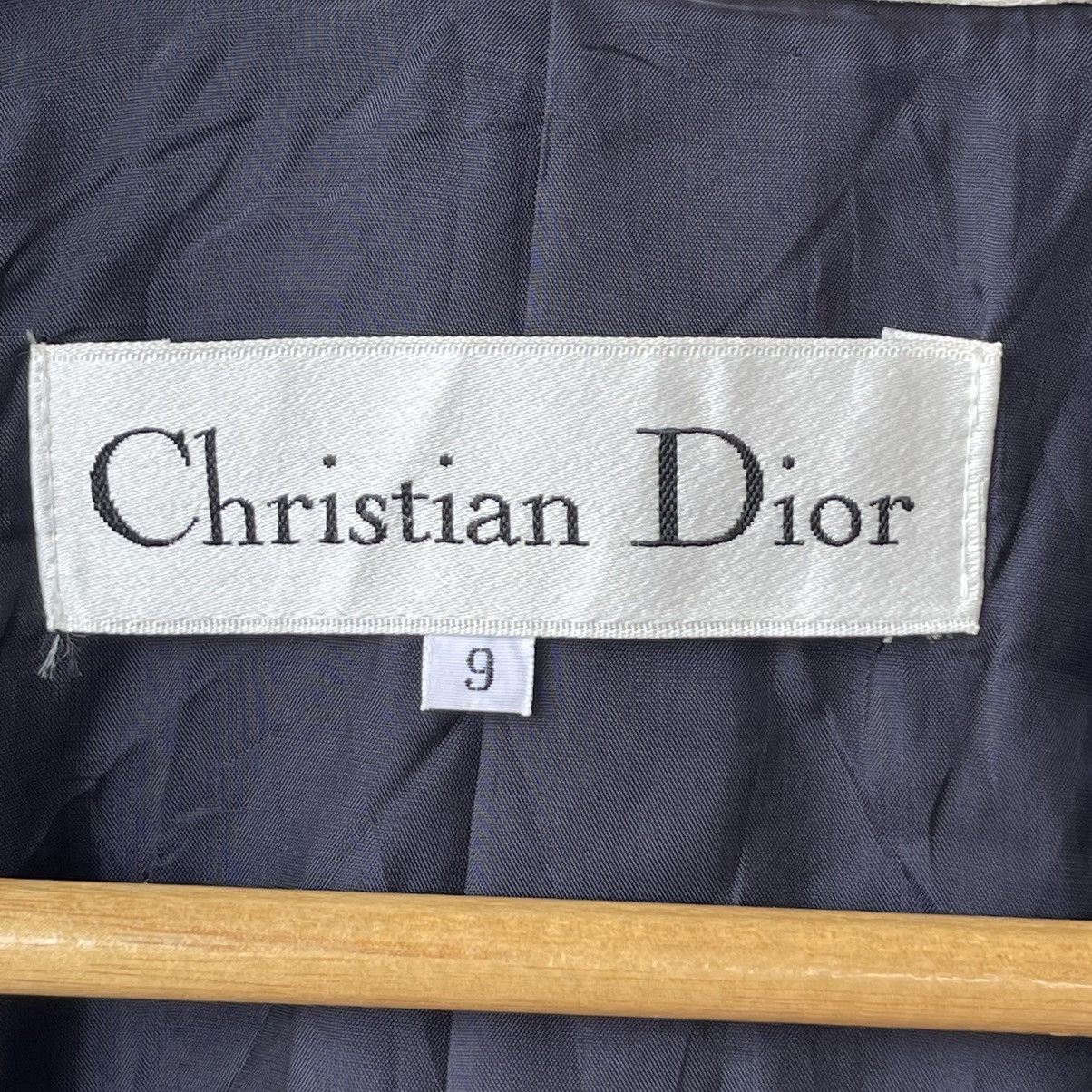 Christian Dior Monsieur F/W12 Christian Dior Contrast Puritan Collar Bow Blazer Size M / US 6-8 / IT 42-44 - 14 Thumbnail