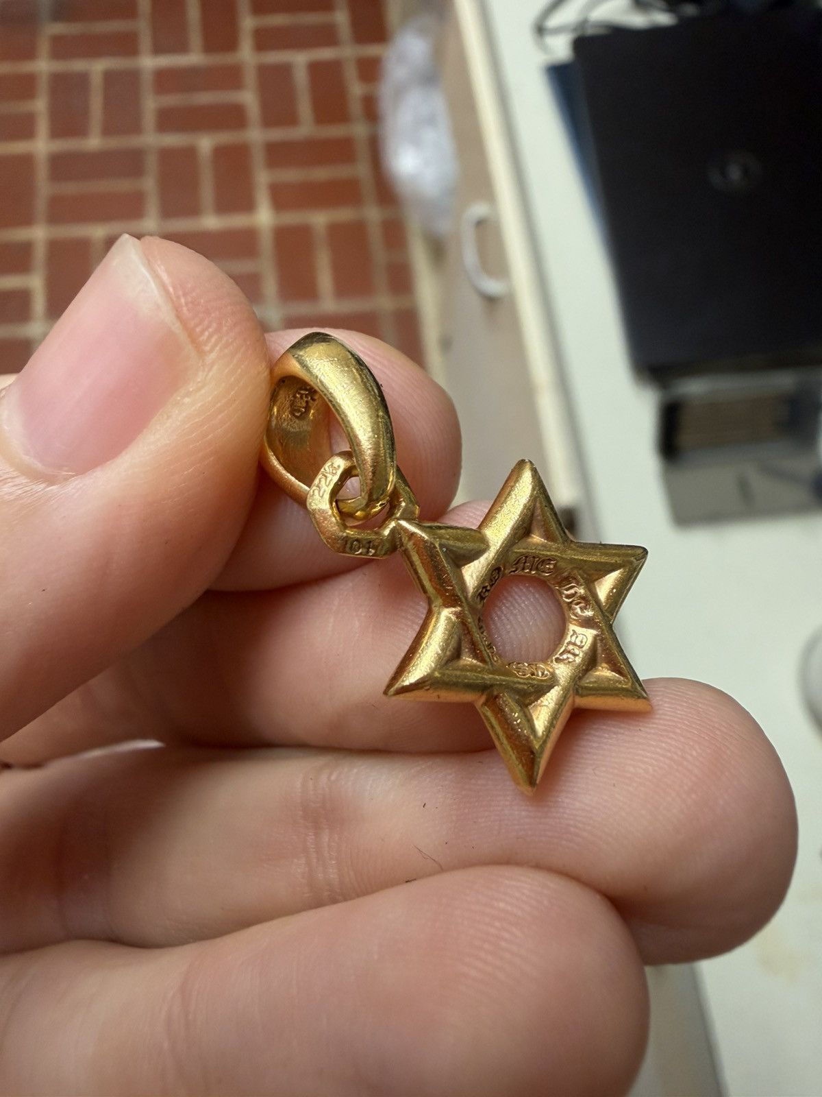 Chrome Hearts Star of David 22k Gold charm Size ONE SIZE - 10 Thumbnail
