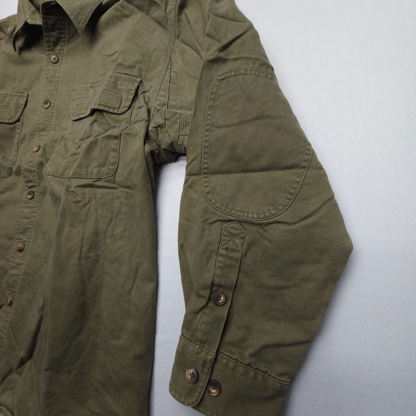 Vintage Duluth Trading Lined Shirt Jac Mens Large Green Outdoor Workwear Hunting Shacket Size US L / EU 52-54 / 3 - 7 Thumbnail