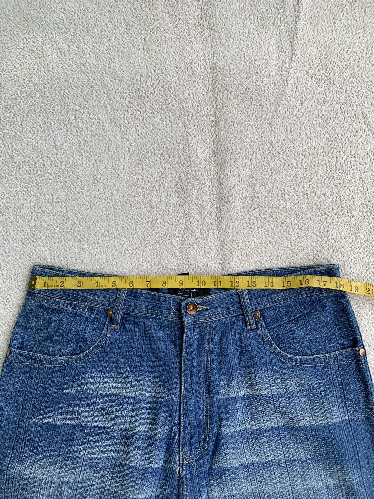 Japanese Brand × Vintage vtg y2k sean jhon denim baggy short pants Size US 34 / EU 50 - 8 Thumbnail