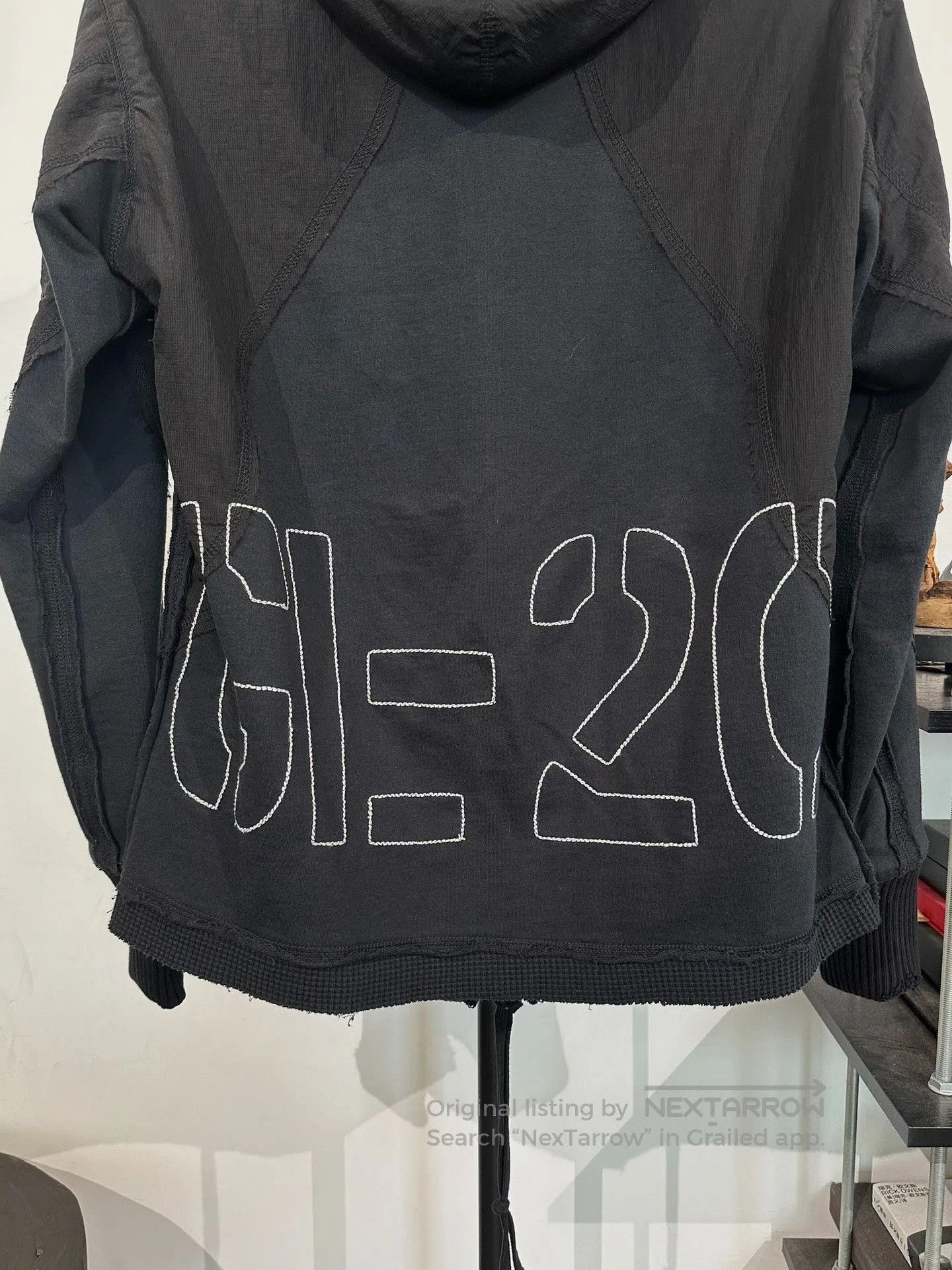 Greg Lauren Greg Lauren Patchwork Hooded Sweatshirt Jacket. Size US M / EU 48-50 / 2 - 4 Thumbnail