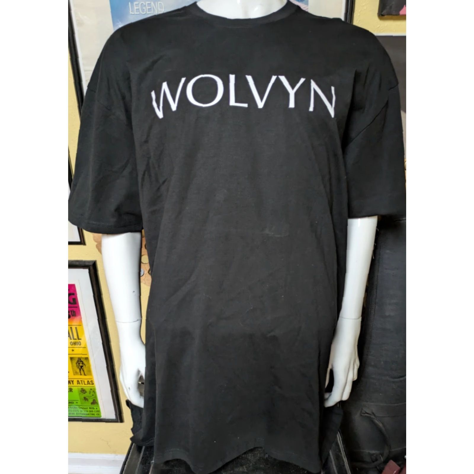 Vintage WOLVYN Luxury Timepieces T Shirt 2XL Black Men Short Sleeve Crew Neck Cotton Modern Designer Shirt Mens Size US XXL / EU 58 / 5 - 2 Thumbnail