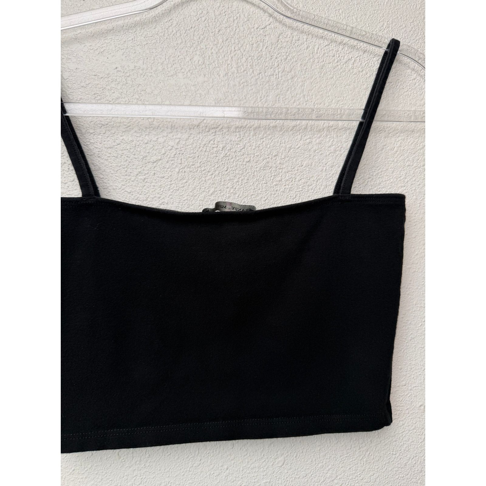 Brandy Melville Brandy Melville Black Button Crop Tank Womens XS Size XS / US 0-2 / IT 36-38 - 6 Thumbnail