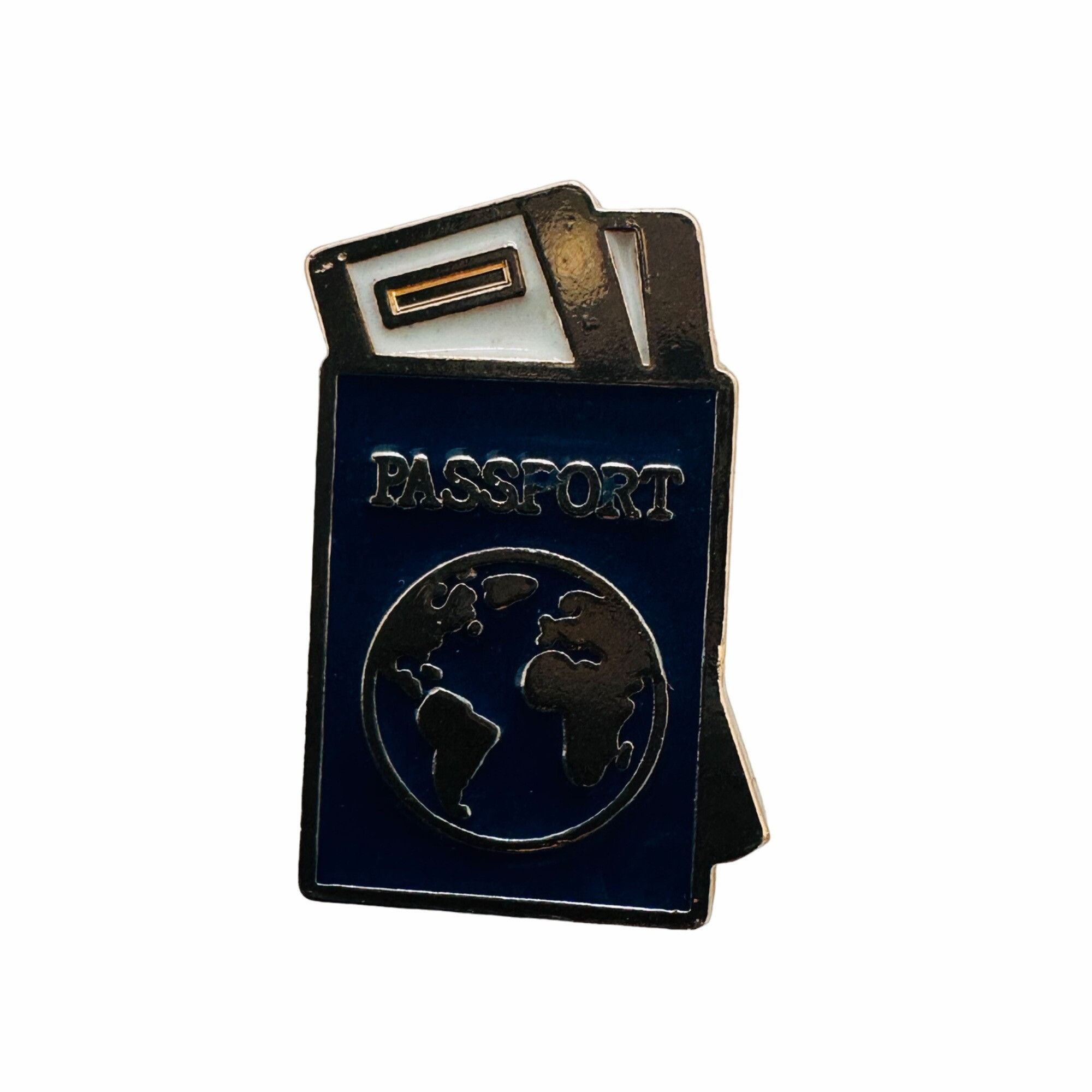 Other ✈️Enamel Pin Passport Travel & Places Jewelry Brooch Gold Bl Size ONE SIZE - 4 Thumbnail