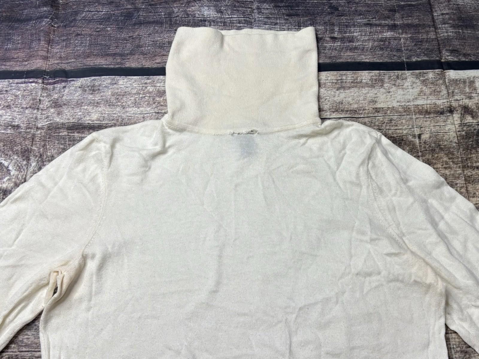 Lauren Ralph Lauren Lauren Ralph Lauren Sweater Womens L Cotton Modal FLAWED Size L / US 10 / IT 46 - 4 Thumbnail