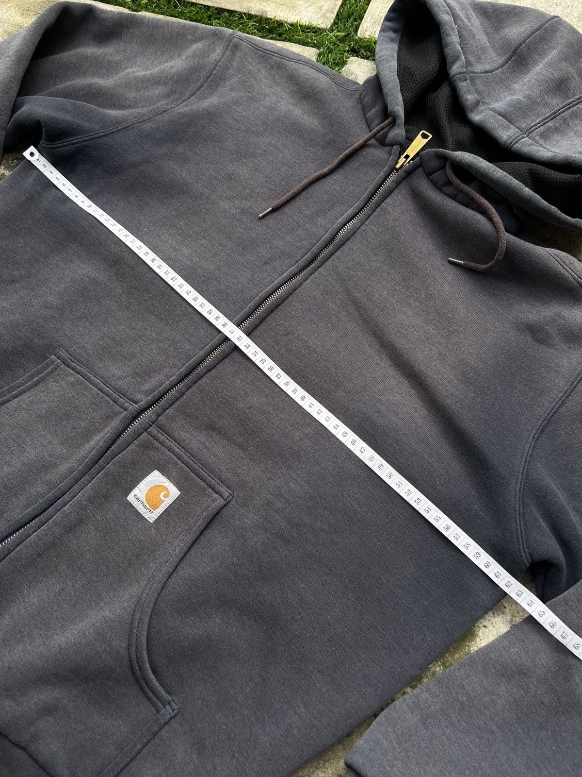 Carhartt Vintage Carhartt Thermal Lined Zip Hoodie Faded Navy Size M Size US M / EU 48-50 / 2 - 8 Thumbnail