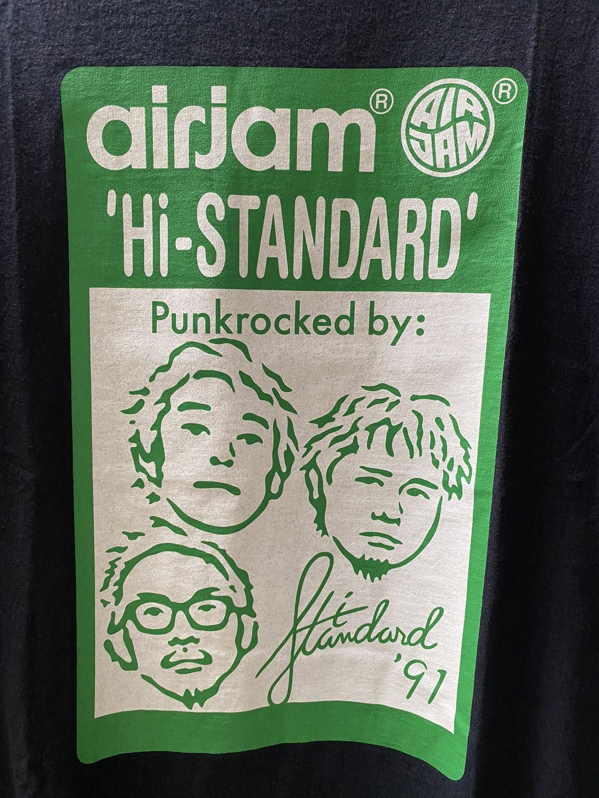 Band Tees Hi-standard - air jam Size US M / EU 48-50 / 2 - 4 Thumbnail