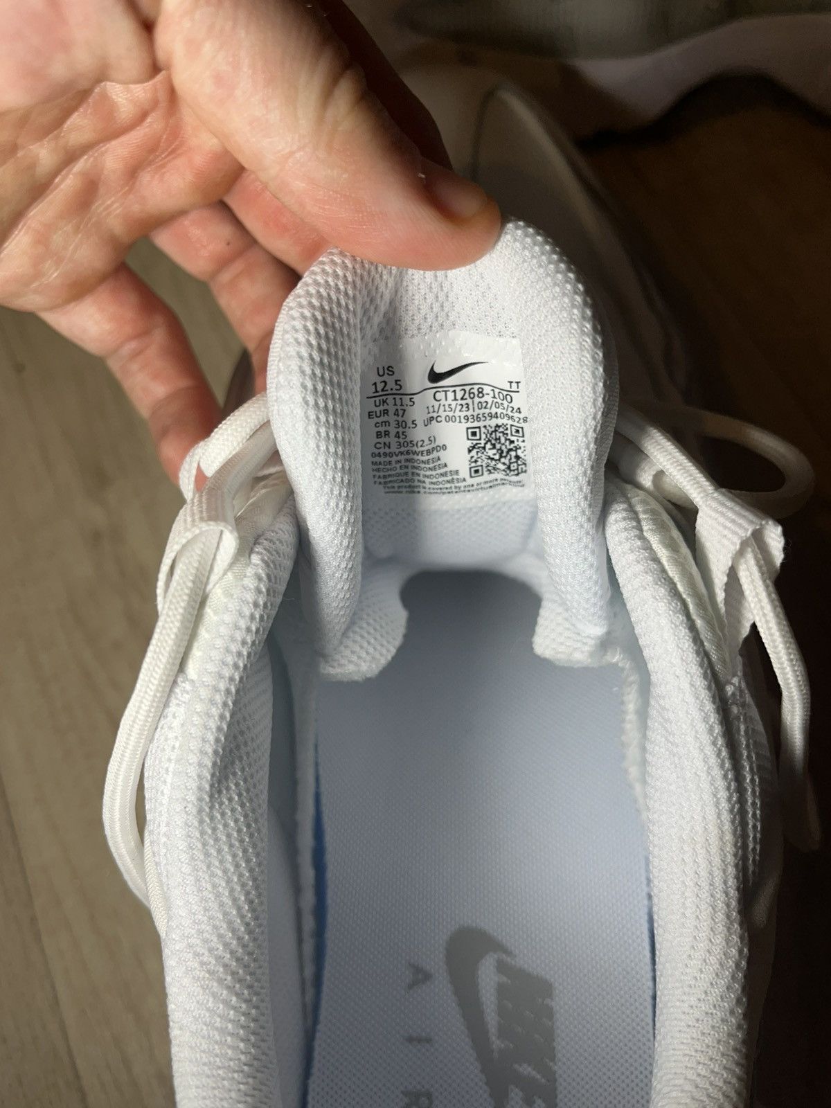 Nike Nike air max 95s white uk 11.5 Size US 14 / EU 47 - 10 Thumbnail