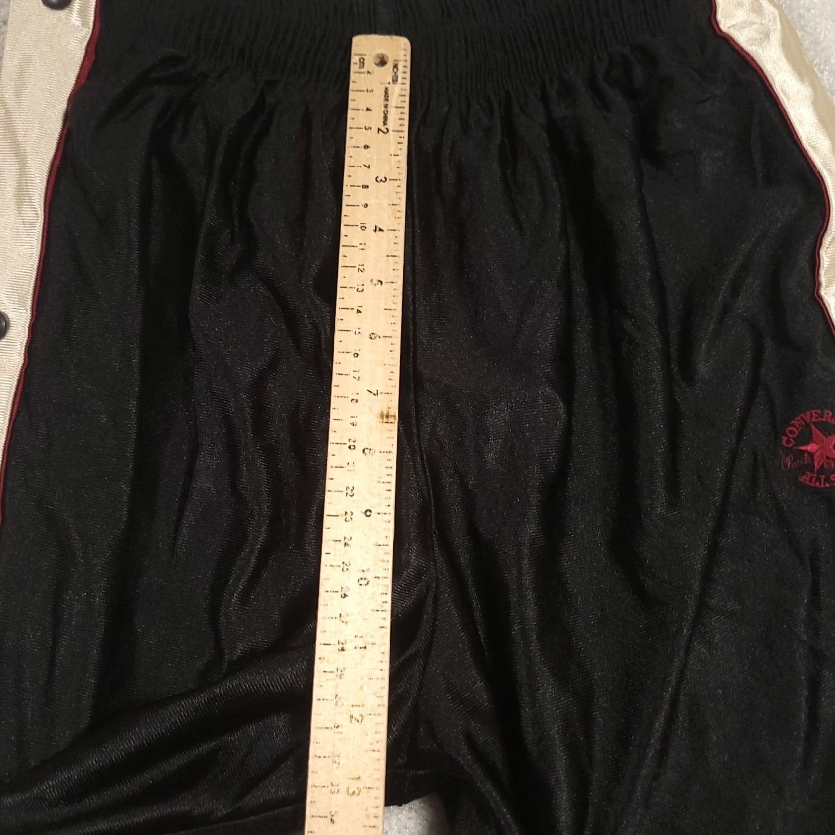 Converse VTG Converse Chuck Taylor All Star Tearaway Track Pants Size L 90s Snap Black Size US 33 - 6 Thumbnail