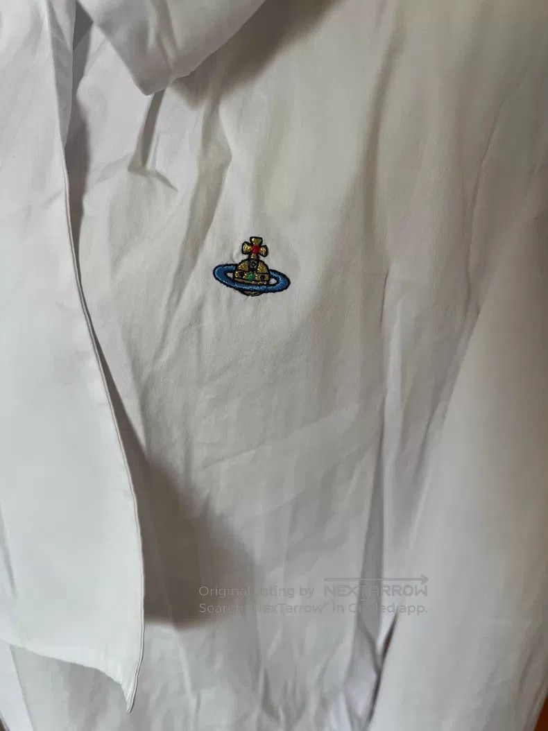 Vivienne Westwood Vivienne Westwood Bow White Shirt Size L / US 10 / IT 46 - 2 Thumbnail
