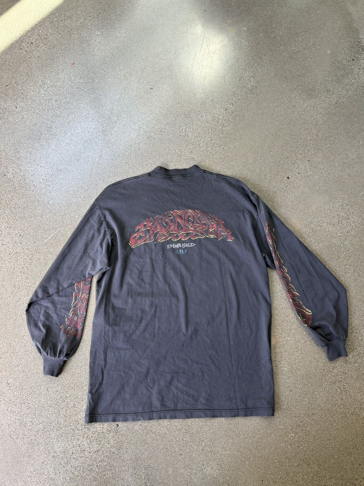 Balenciaga Demna Balenciaga SS24 Offshore Longsleeve Tee Size US M / EU 48-50 / 2 - 3 Thumbnail